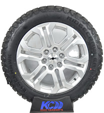 20 New Chevy Silverado Tahoe Silver Oem Wheels Rims Tires 27555r20 Rt Tires