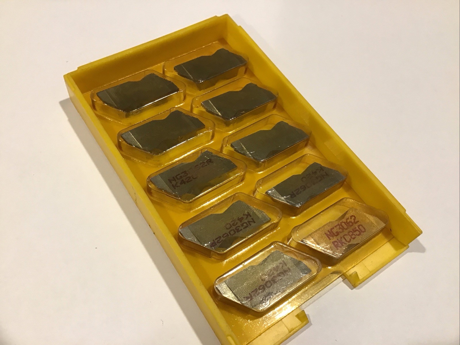 10 pcs KENNAMETAL NG3062R K420 Grooving Carbide Inserts Top Notch