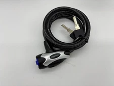 Amazon Basics Steel Cable Bike Lock Weather Resistant 6 Feet With 2 Keys