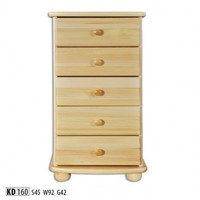 Highboard Kiefer Massiv Vollmassiv Massivholz Schrank Anrichte Kommode SchräNke