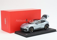 BBR HE180053ADIE 1/18 Ferrari Purosangue diecast panoramic roof Grigio Titanio