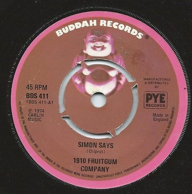 1910 Fruitgum Compan - Simon Says - Used Vinyl Record 7 - G8100z