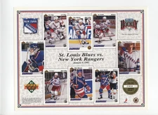 1991 Limited Edition Collector Series Sheets Kris King Tony Amonte Rookie RC HOF