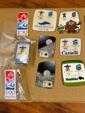 2010 Winter Olympics pin set lot of 9 Vancouver Canada pins