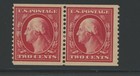 Mr Fancy Cancel SC 388 MH 2C PAIR 2MM SPACING F/VF CAT $3750 — photo 2