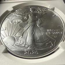 🇺🇸 2026 American Silver Eagle MS69 - NGC Cert# 8853178-392🇺🇸