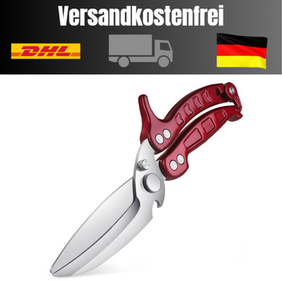 DRAGON RIOT Geflügelschere Abnehmbare, Heavy Duty Fleischschere,