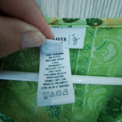 Susan Graver Sheer Pullover Top Woman's Medium Greens | eBay