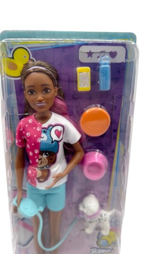 Barbie Skipper First Jobs Dog Walker African American Netflix Show New In Box - Bild 2 von 5