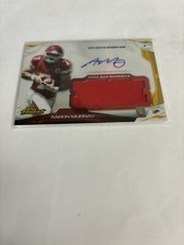 2014 Topps Finest Dual Autograph/Player Worn Memorabilia Aaron Murray (AJR-AMU)