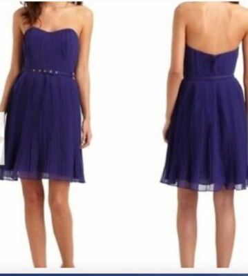 french connection blue strapless dress Grey Strapless Mini Dress