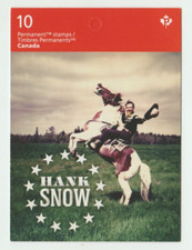 Hank Snow Grand Ole Opry Royalty Country Booklet of 10  P  Canada Stamps 2014