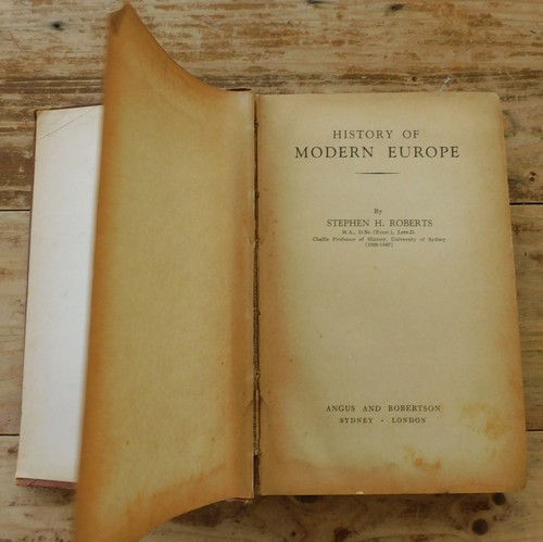 History of Modern Europe by Stephen.H Roberts 1929-1947, Angus & Robertson 1950 - Picture 3 of 9