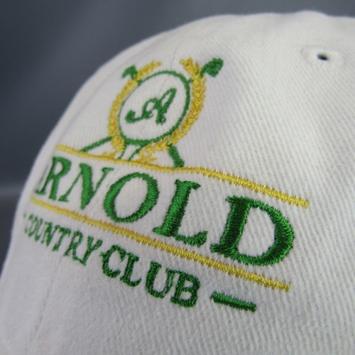 Arnold Country Club Strapback Hat Golf Course Adjustable Cap 100% Cotton - Imagen 3 de 6