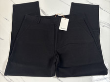 Quince Ultra-Stretch Ponte Straight Leg 2 Pocket Pants Size Large X Petite