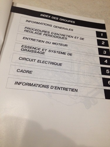 Suzuki CS125 Cs 125 Scooter D 1983 Manual Técnica Taller en Francés - Imagen 4 de 10