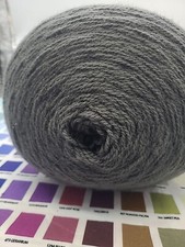 4 lb 14.7 oz 2/54 Wool Yarn Weaving, Knitting Crochet Art Lot 800 ypp Grey