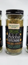 (1) Adobo Seasoning Frontier Herb Organic  2.86oz Each New Spice Rack