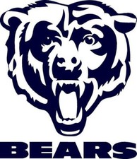 Chicago Bears Cornhole Decals 6x7