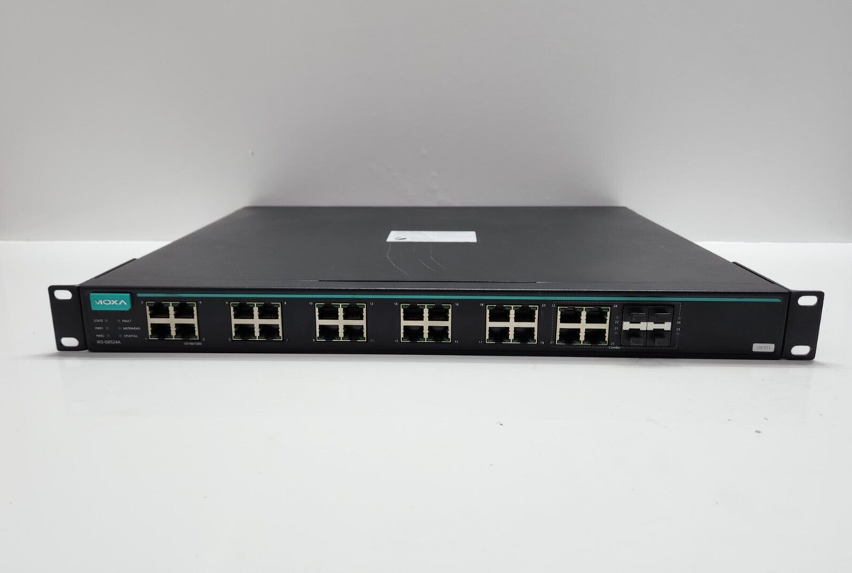MOXA IKS-G6524A-4GTXSFP-HV-HV 24G-PORT FULL GB MANAGED ETHERNET