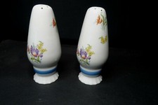 Paire de Saupoudreuses en PORCELAINE signé Limoges PL France début xxè