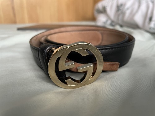 Gucci Womens Black belt size 70 | eBay