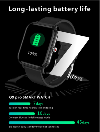2022 New Q9 PRO Smart Watch Ladies \u0026 MEN Touch Screen Sports Fitness Watch  IP67 | eBay