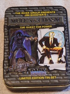 Jim Shooter's Mule vs Chasm The Quest for Power Limited Tin Set (Empty Tin Only)