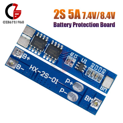 1/2/5PCS 2S 5A Li-ion Li-ion 18650 Battery Protection Board BMS Charger Module