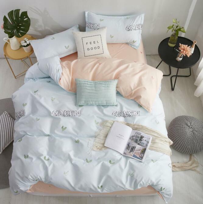 3D Small Leaves ZHUB960 Bed Pillowcases Quilt Duvet Cover Queen King Zoe Najnowsza praca wysyłkowa