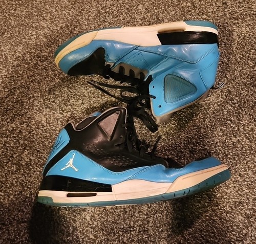 Nike Men's Air Jordan Flight SC-3 Black Blue Sneakers 629877-016 Mens Size 13 - Picture 5 of 13