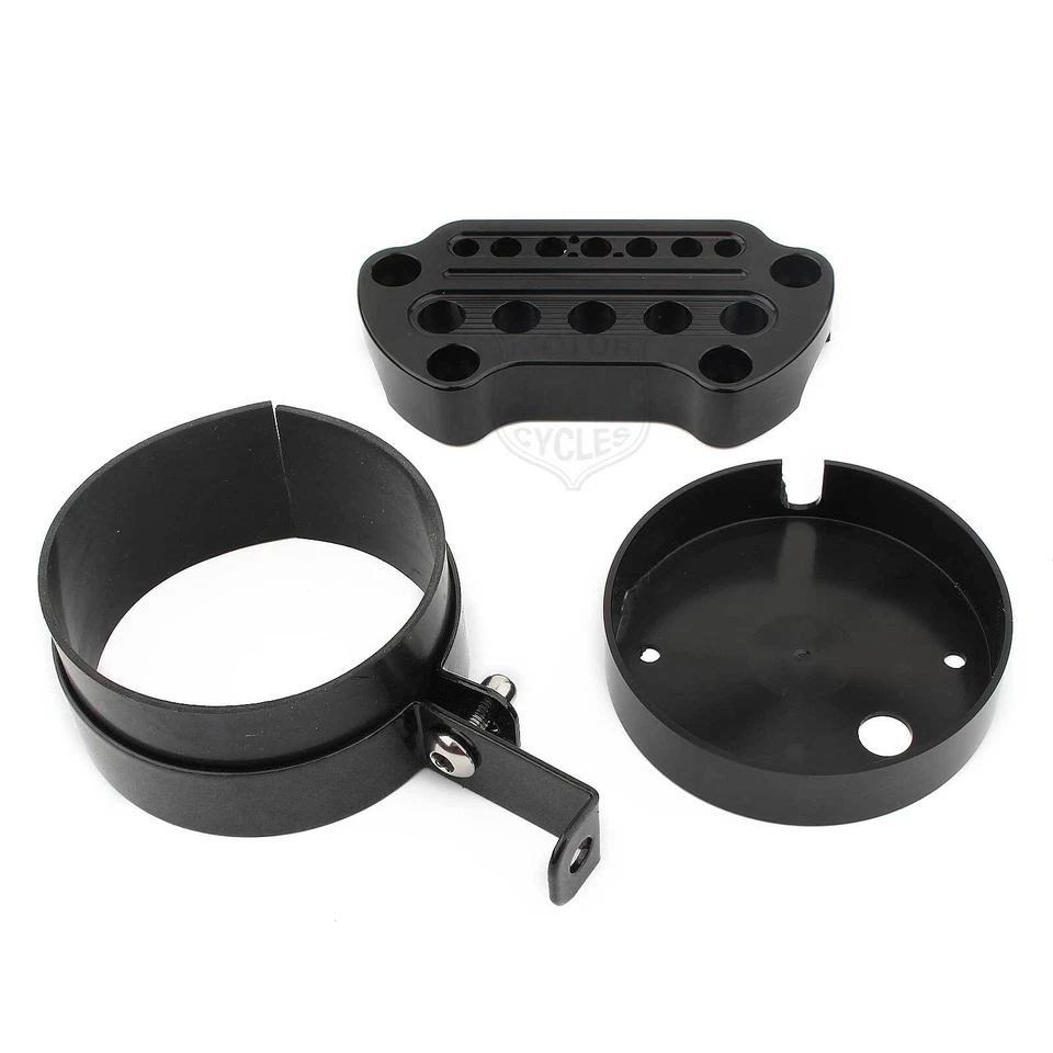 Braçadeira de realocação Sportster XL 883 indicador lateral velocímetro Harley  - Imagem 3 de 4