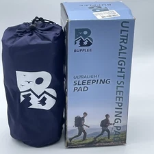 Camping Sleeping Pad With Pillow Built-in Foot Pump 77” L x 27" W R Value 3.6