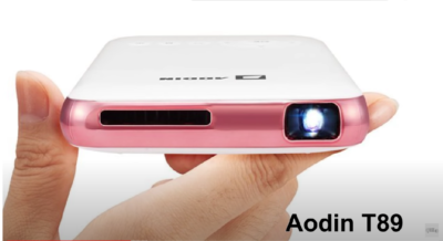 Aodin T89 Wi-Fi Bluetooth Hdmi Led 4k Smart 3D DLP Cinema
