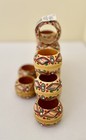 Tobin Home Fashions Inc., Wood, Lacquered / Beaded, 15 Napkin Rings — photo 3