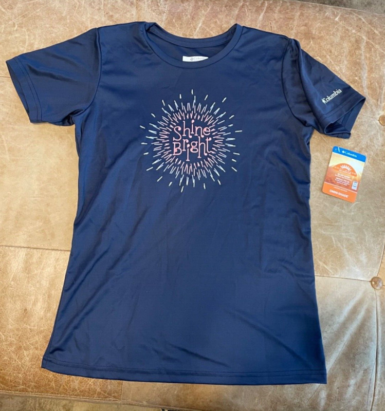 Girls Columbia Large 14/16 Omni Shade UPF 50 NWT Tee