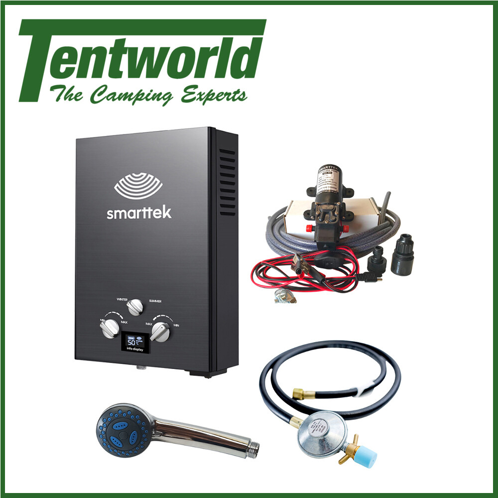 Smarttek Black Hot Water Shower System with 4.3LPM Pump 9369999050474 | eBay