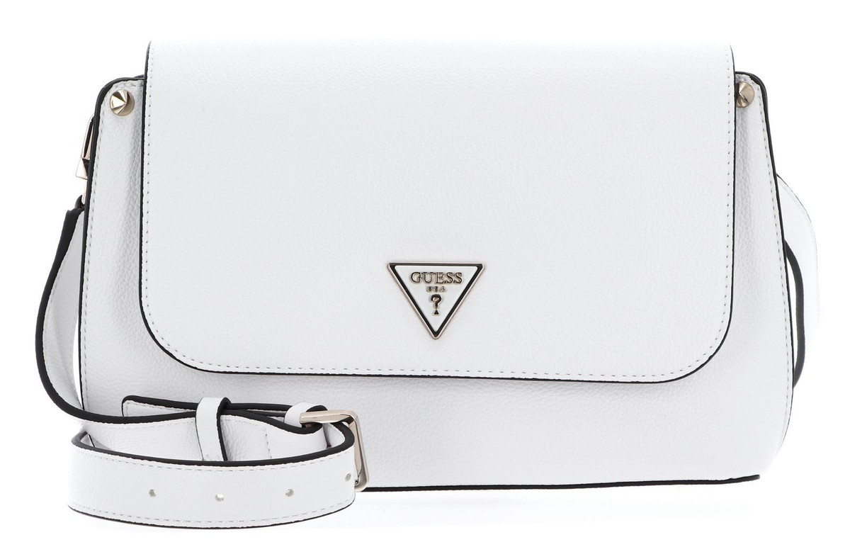 GUESS Meridian Flap Crossbody Bag Schultertasche Tasche Stone 