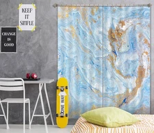 3D Mixed Blue Texture ZHUA898 Photo Curtain Window Blockout Fabric Amy 2023