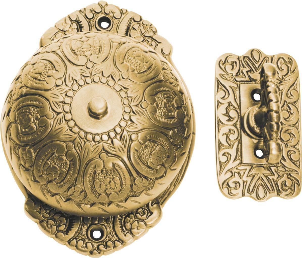 Antique Ornate Floral Door Knob Set of 2 Knobs and Shaft Antique Ornate Floral Door Knob Set of 2 Knobs and Shaft