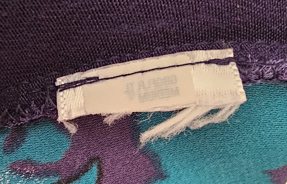 Camisa Top Blusa Mujer Dana Buchman Talla M Mediana Multicolor Floral Foto 3 de 4