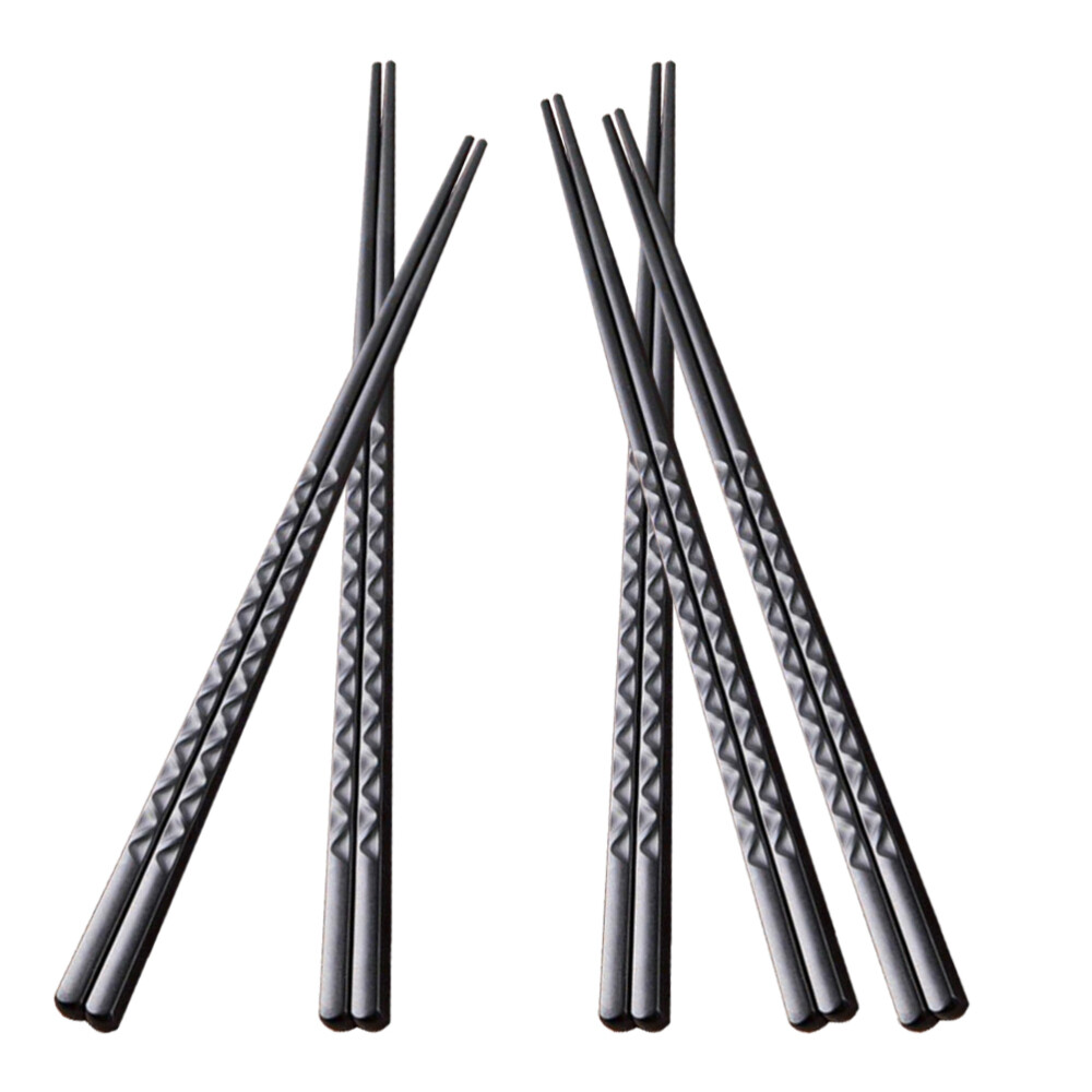 5 Pairs Gift Chinese Culture Lover Japanese Sticks Black