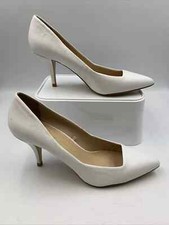 Zara White Stiletto Court Shoes. Uk6. Eu39 Pointed Toe.