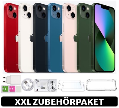 Apple iPhone 13 - 128 256 512GB - Silber Weiß Rot Grün Schwarz - XXL Starterset2