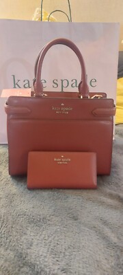 Kate Spade Staci Medium Satchel Crossbody With Matching Wallet in