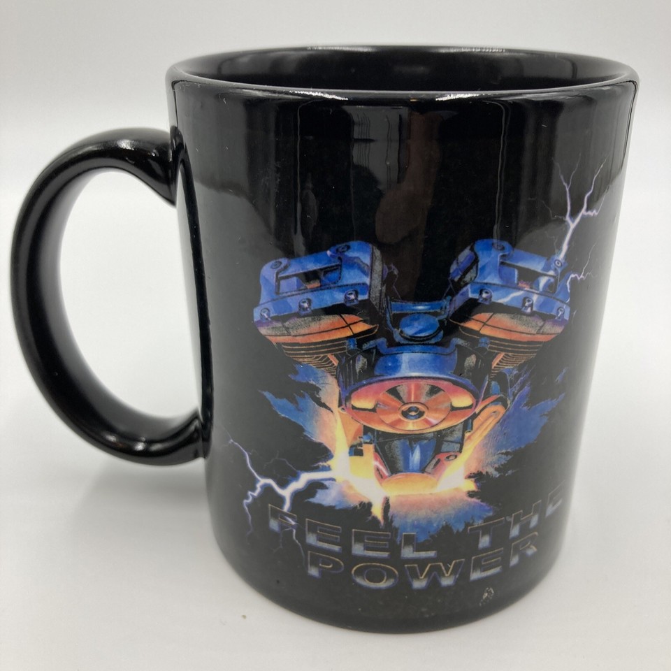 Harley Davidson 2000 Official License Black Mug Coffee Tea Cup Feel The ...
