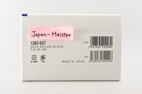 Carl Zeiss BIOGON T * 28mm F/2.8 ZM for Leica M mount MF Black Lens New in Box - Picture 7 of 15