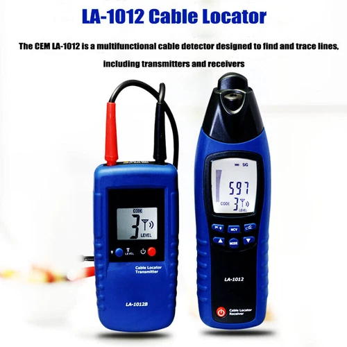 LA-1012 General Cable Fault Locator Tester Meter Receiver with Transmitter - Foto 2 di 6