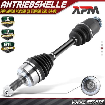 Antriebswelle Vorne Rechts ohne ABS Ring Schaltgetriebe für Honda Accord 8 CL CN