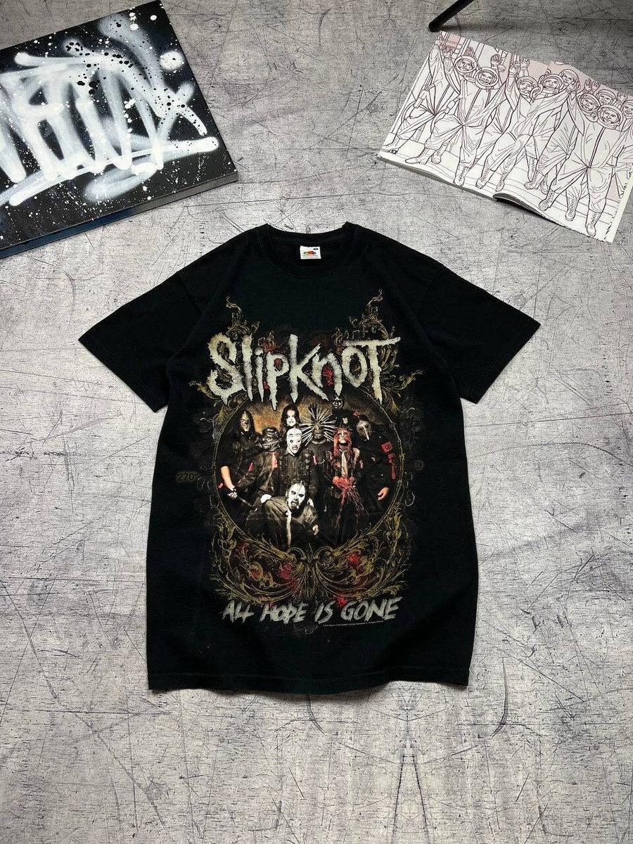 SLIPKNOT 2009 Tour ALL HOPE IS GONE Y2K RARE Merch T-Shirt Size S